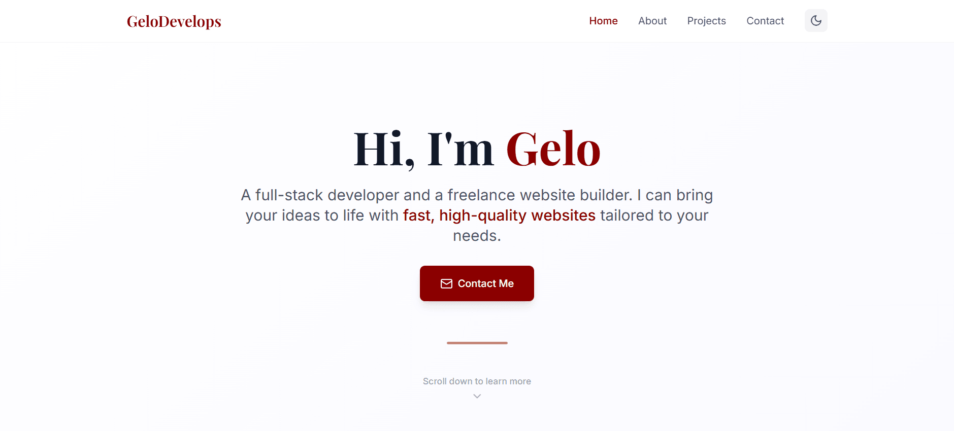 Freelance Website
